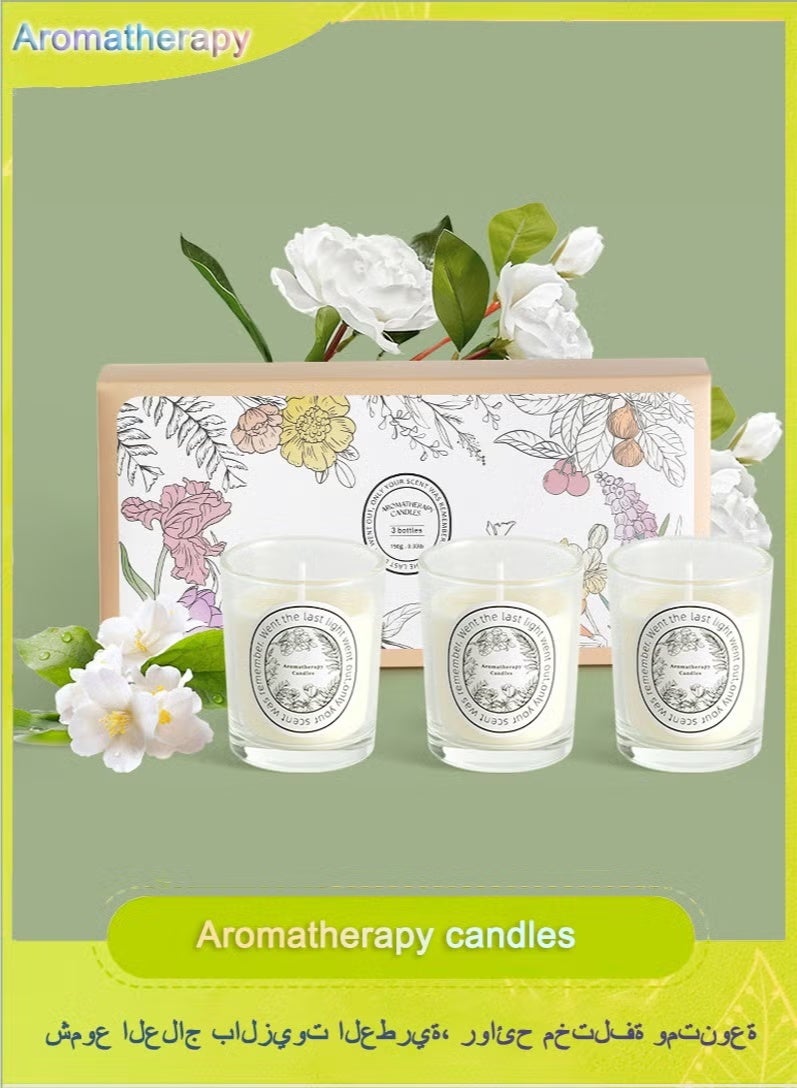 Arabest Scented Candles, Scented Candle Gift Set for Stress Relief, 3 Votive Candles for Women and Men, Birthday Candle Gifts for Women, Christmas Candles for Women (150g) - Image 3